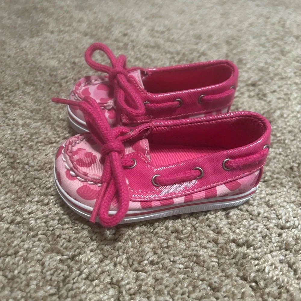 Sperry Baby Crib Shoes in Pink